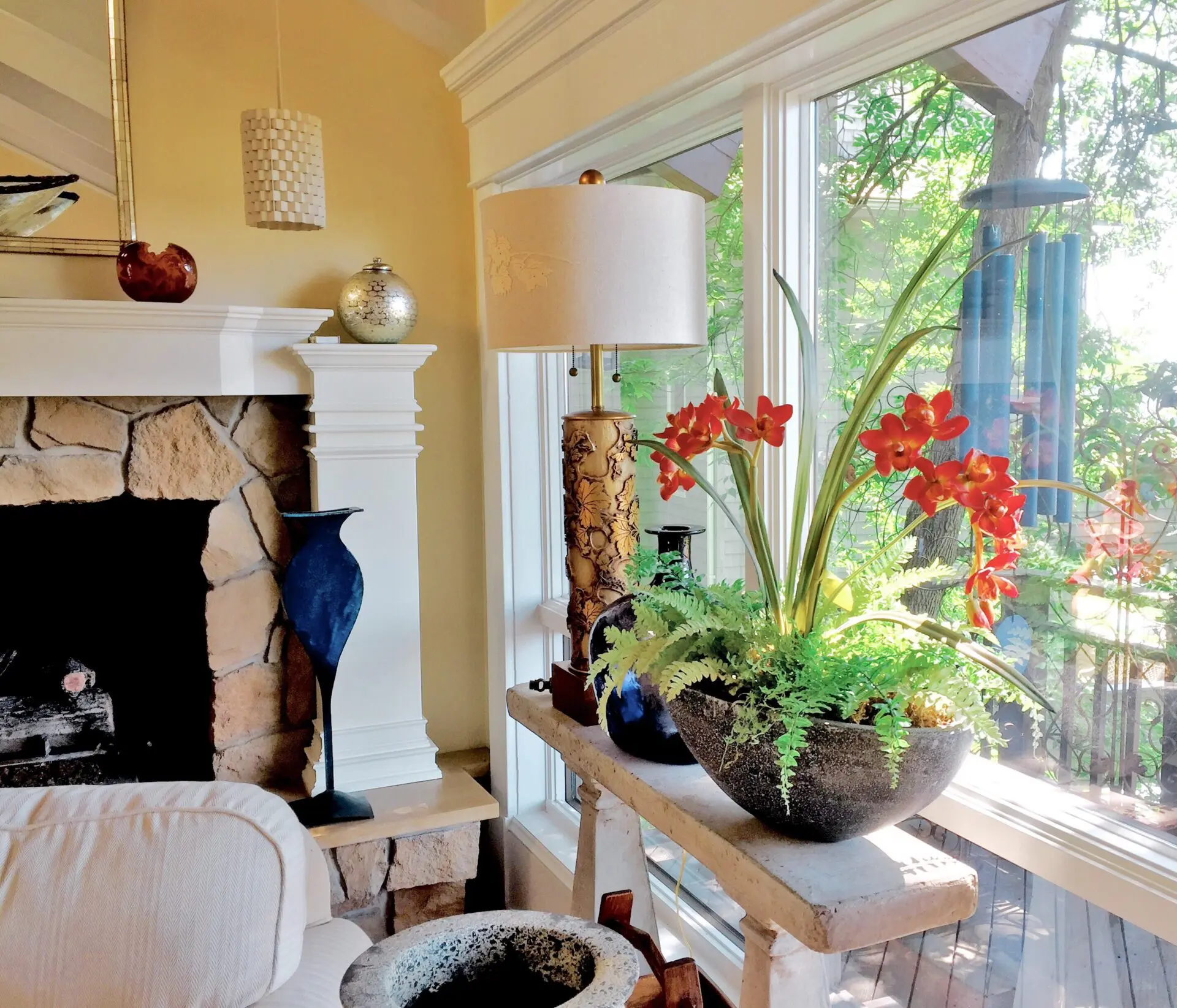 an eclectic art filled living room bathed in natu 2022 11 04 23 25 15 utc